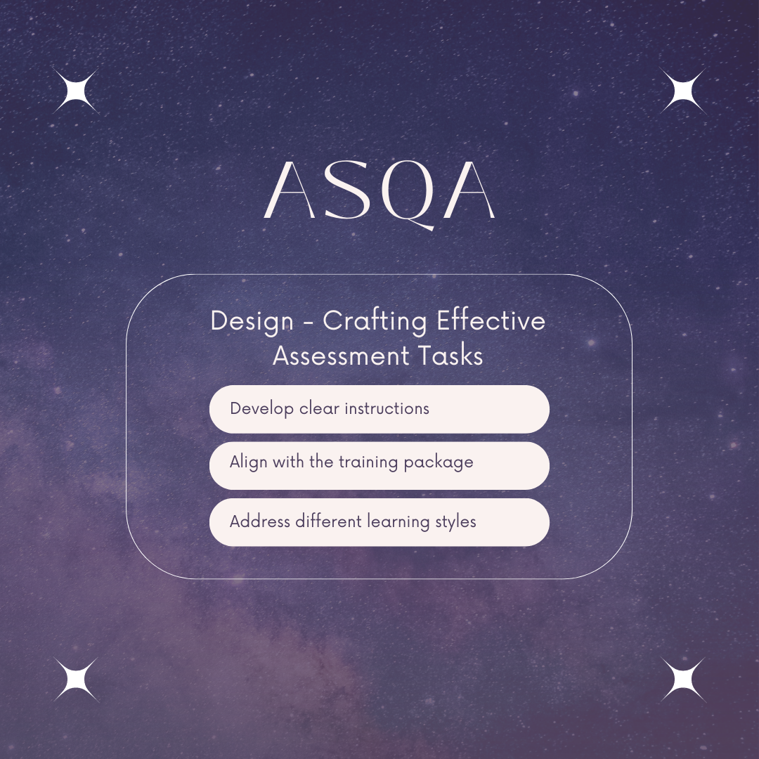 Design - Crafting Effective Assessment Tasks Design - Crafting Effective Assessment Tasks